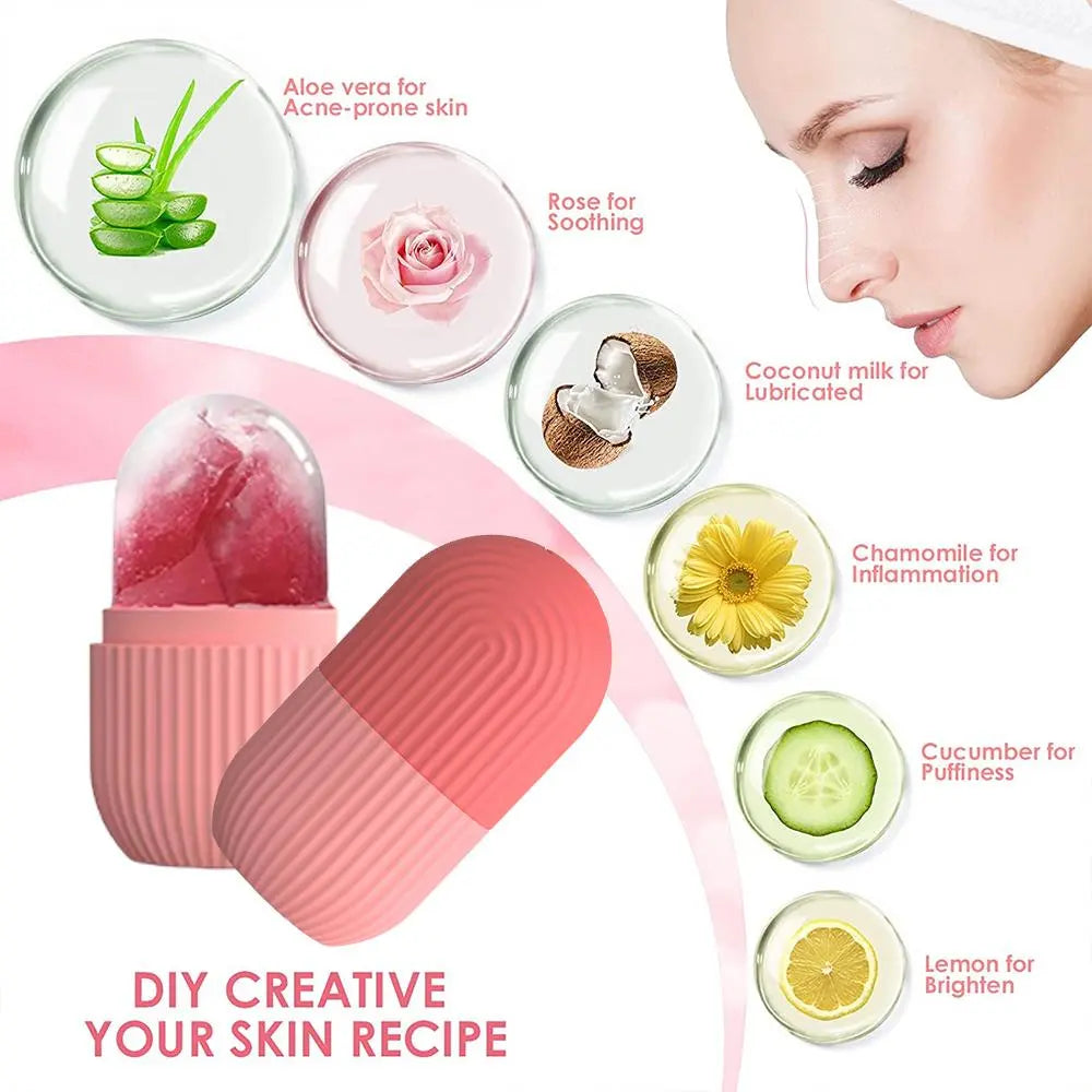 Revitalize Your Skin with the Professional Ice Face Roller & Massager - The Ultimate Soothing Compress for Radiant Skin, Eyes, and Joint Relief - Perfect for All Users!