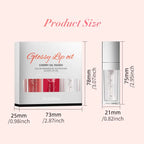Juicy Moisturizing Lip Oil - Long-Lasting Tinted Glossy Lip Glaze for Effortless Lip Care and Stunning Shine