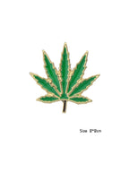 Trend Women Accessories Green Enamel Leaf Brooches Pins Ladies Bouquet for Party