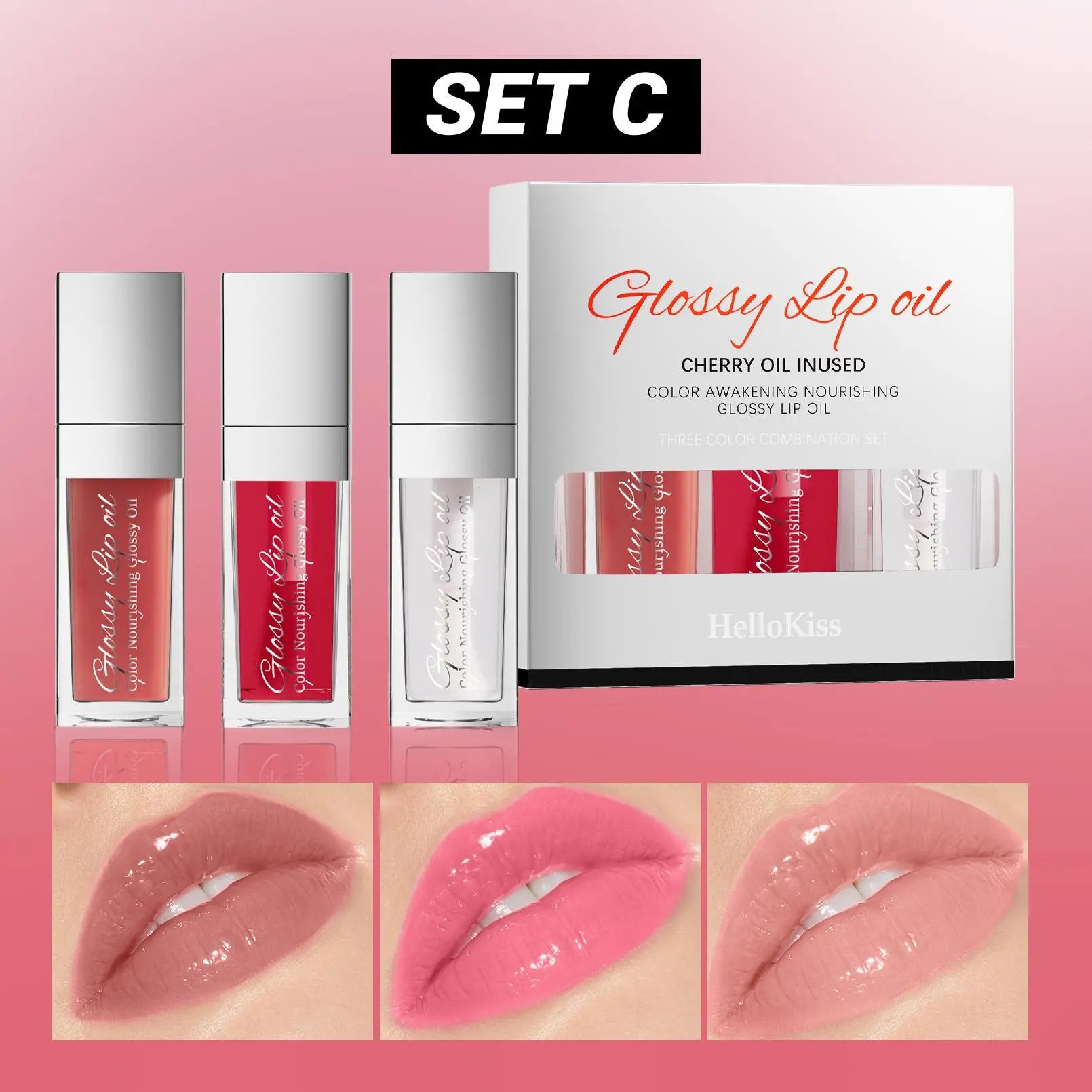 Juicy Moisturizing Lip Oil - Long-Lasting Tinted Glossy Lip Glaze for Effortless Lip Care and Stunning Shine