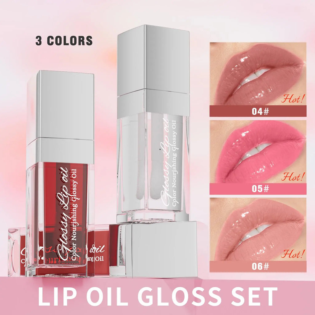Juicy Moisturizing Lip Oil - Long-Lasting Tinted Glossy Lip Glaze for Effortless Lip Care and Stunning Shine