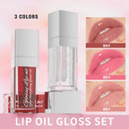 Juicy Moisturizing Lip Oil - Long-Lasting Tinted Glossy Lip Glaze for Effortless Lip Care and Stunning Shine